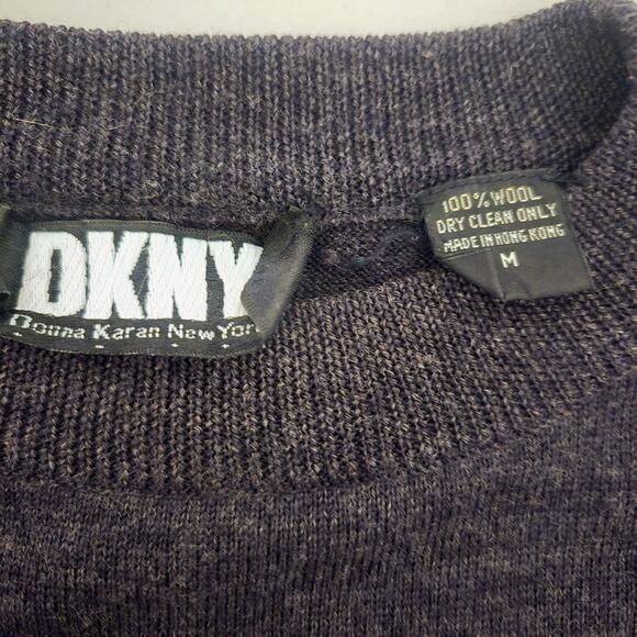 DKNY Vintage gray wool 2 piece sweater and pant set M - Picture 7 of 16